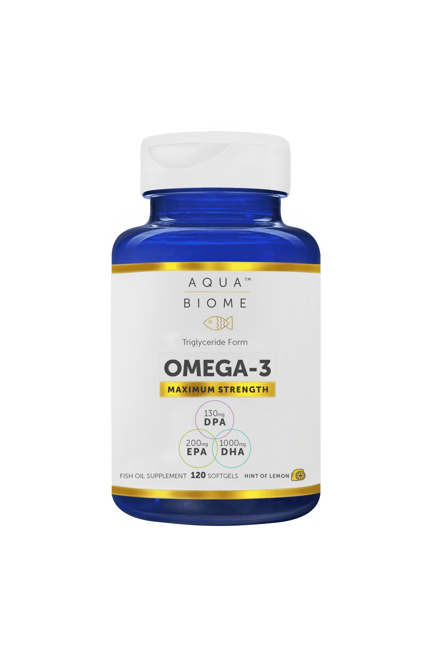 ENZYMEDICA Aqua Biome™ Fish Oil Maximum Strength